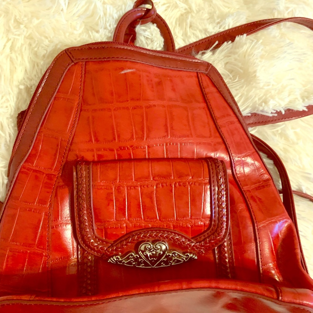 Red backpack
